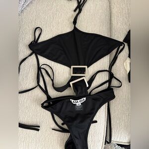 I.AM.GIA black bodysuit top